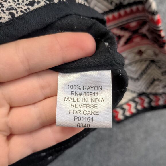 Phool Womens Full Zip Aztec Print Jacket 18 Long Sleeve Multi 100% Rayon - Picture 9 of 12